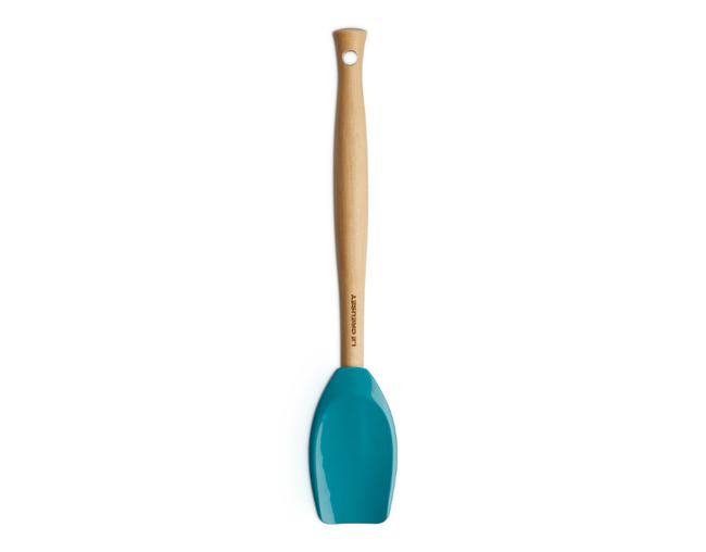 Colher Grande de Silicone Azul Caribe 29cm Le Creuset Craft