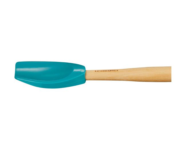 Colher Grande de Silicone Azul Caribe 29cm Le Creuset Craft