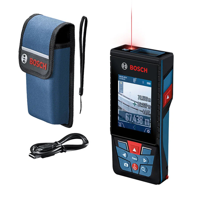 Trena laser Bosch GLM 150-27 C alcance 150m com Bluetooth