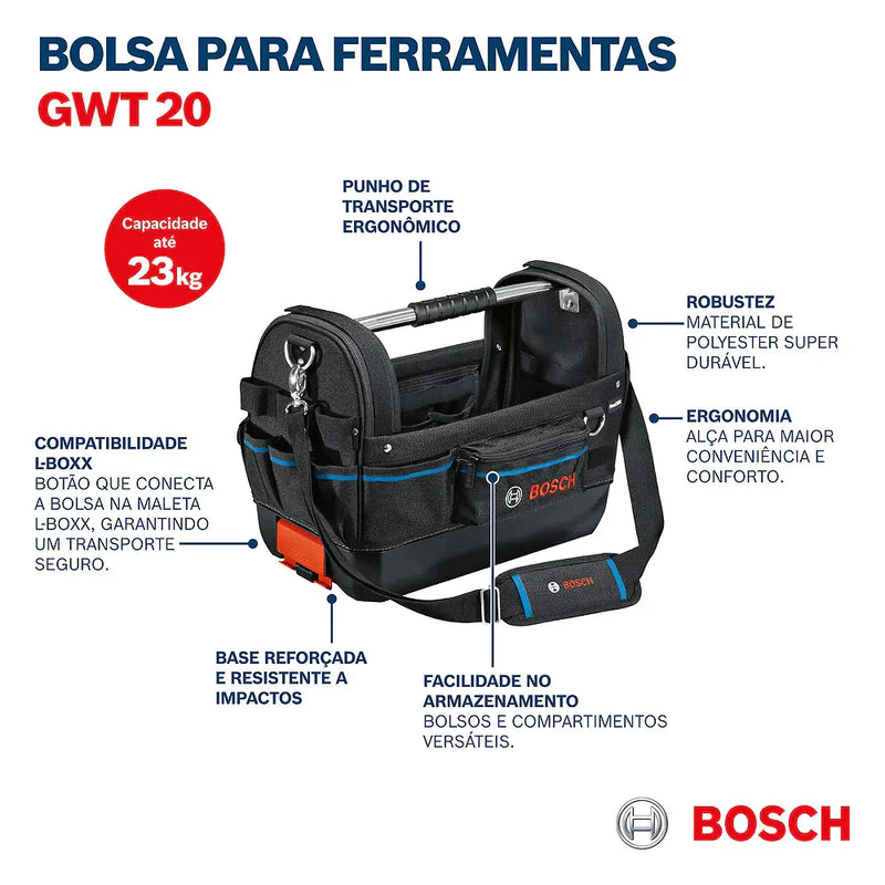 Bolsa para transporte de ferramentas Bosch GWT 20