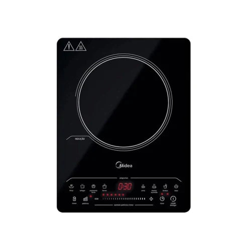 Cooktop de Indução Midea 1 Boca Portátil Preto CYAD11 – 127 Volts