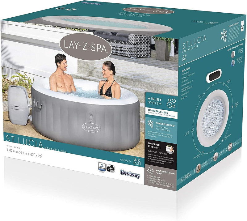 Spa Portátil Inflável Para Até 7 Pessoas com Aquecimento Automático + Bomba Bivolt