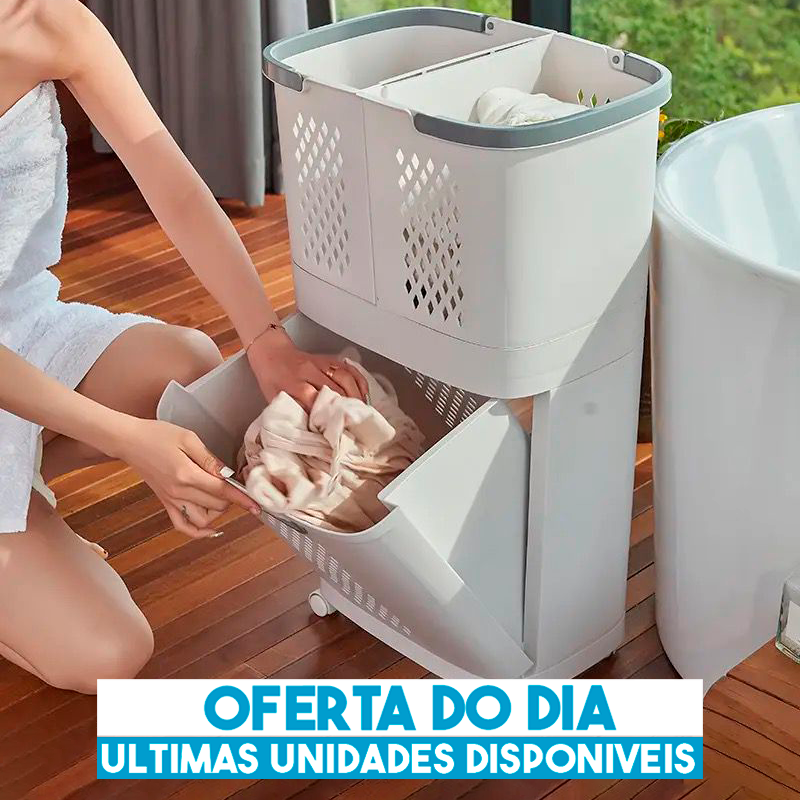 Cesta de armazenamento para banheiro