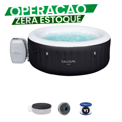 Spa Portátil Inflável Para Até 7 Pessoas com Aquecimento Automático + Bomba Bivolt