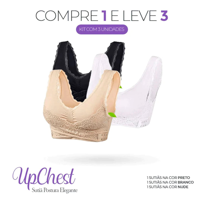 COMPRE 1 LEVE 3 - Sutiã Postura Elegante Upchest®